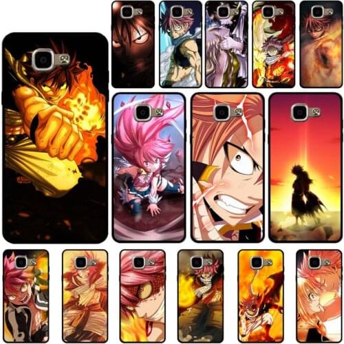 YNDFCNB Japanese Anime Fairy Tail Phone Case for Samsung A6 A7 A8 A10 A20 A21 A30 A30s A31 A40 A50 A51 A52 A70 A71