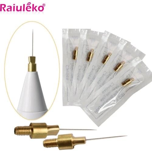 20Pcs Micro Copper Needles For Skin Tag Laser Removal Plasma Pen Lifting Mole Freckle Spot Needles Tattoo Removal Pen Accessorie