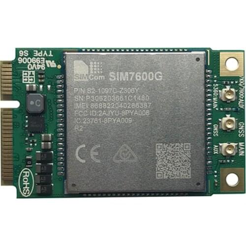 25PCS SIM7600 series SIMCOM SIM7600G MINI PCIE LTE CAT1 multi-band module
