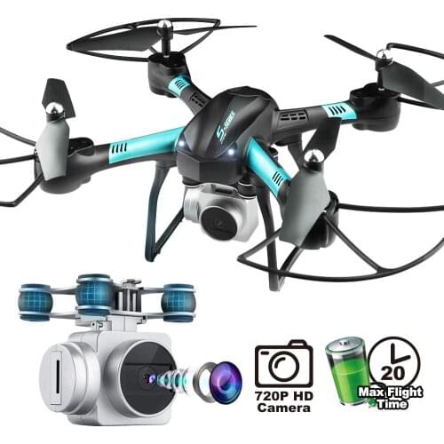 FPV Drone RC Drone 4CH Camera 720P HD WiFi Live Video RC Quadcopter 360° Flip Headless Mode Helicopter for Beginners Adults
