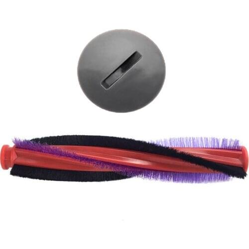 HOT!-Suitable for Dyson V6 Animal Fluffy DC58 DC59 DC62 SV03 Roller Brush + End Cover Household Cleaning Parts