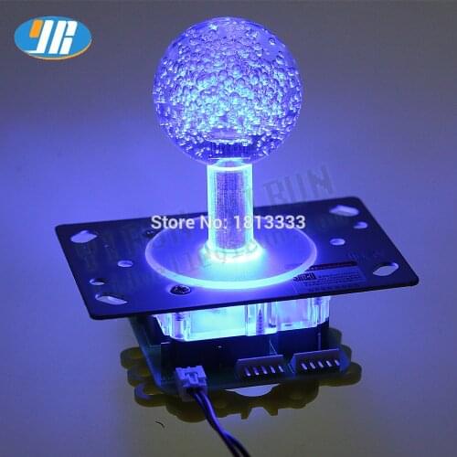 2PCS High Quality DC12V illuminated Joystick Red,blue,green ,white led light Joystick For Fishing Machine Arcade Game Joystcik