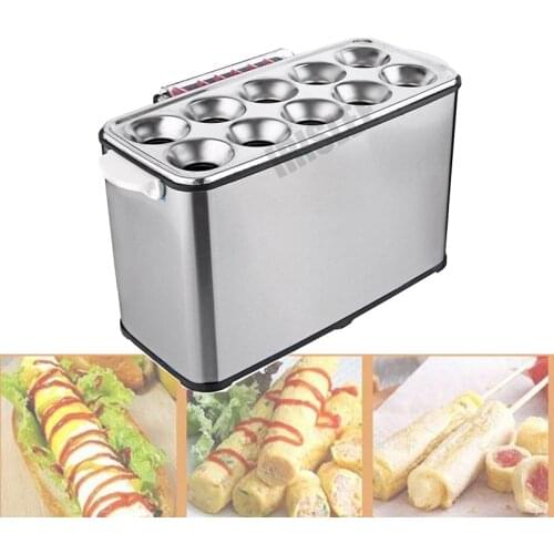 Widely Used electric type egg snack making machine Egg Sausage commercial egg roll maker machine for small business