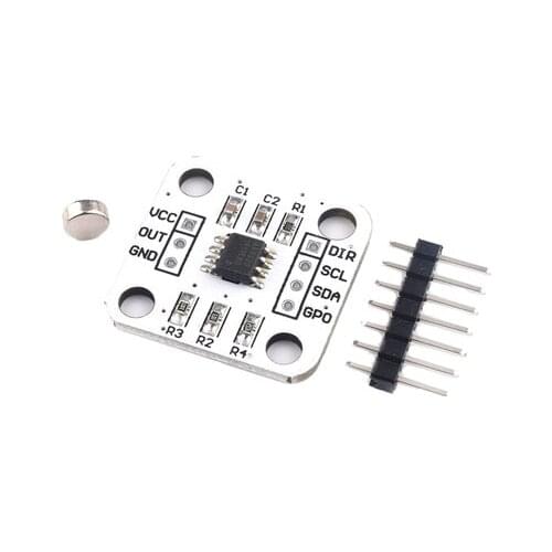 AS5600 magnetic encoder magnetic induction angle measurement sensor module 12bit high precision