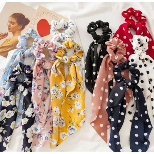 20pcs New Women Spring Summer Print Headband Vintage Knot Elastic Hair Bands Soft Solid Girls Hairband Hair Accessories