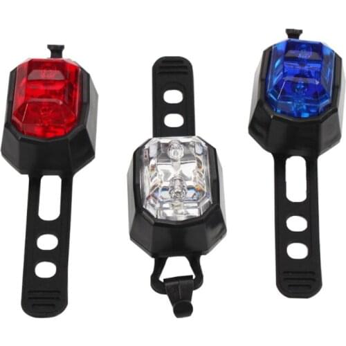 New Bicycle Brake Light Night Riding Light MTB Road Bicycle Tail Light Safety Warning Light Cycling Highlight Bike Accessories