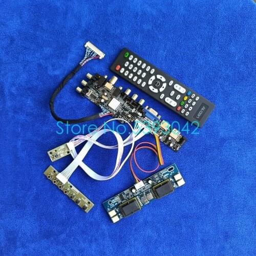 Fit LTM220M1-L01 LTM220M1-L02 DVB-C 1680*1050 digital signal 3663 30Pin LVDS 4CCFL AV USB display controller drive card kit