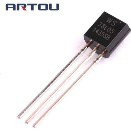 100PCS 78L05 L78L05 5V 100mA 0.1A Voltage Regulator TO-92