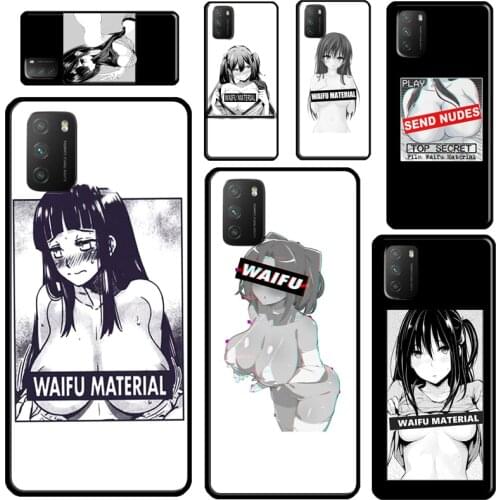 Sugoi Senpai Anime waifu Sexy For POCO X3 Pro F2 F3 M3 Case For Xiaomi Mi 11 Ultra Note 10 Lite Mi A3 9T 10T Pro Cover