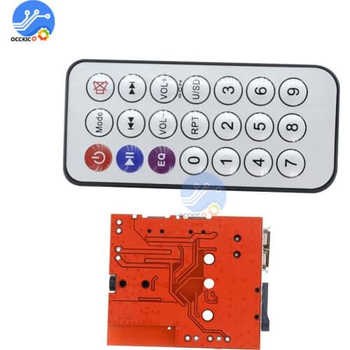 USB MP3 Bluetooth Decoder Board Audio Spectrum Analyzer Amplifier Board TF Card Bluetooth 4.1 Wireless DAC with Remote Control