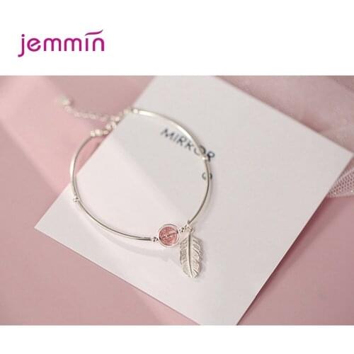 Newest Models Charming Pendant Bracelet & Bangles For Women Fashion Genuine 925 Sterling Silver Bracelet & Bangles Drop Shipping