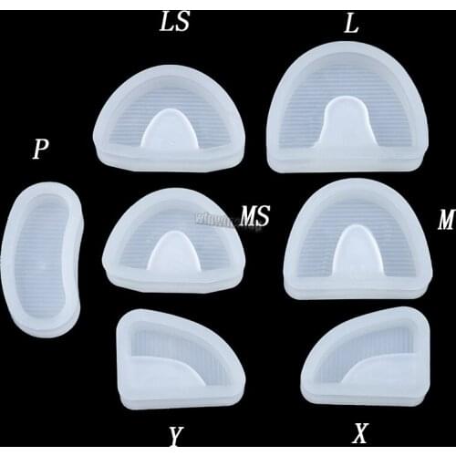 7 pieces/set White Dental material Plaster Model Base Molds for Dentist Laboratory teeth whitening