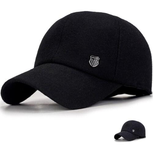 New Winter Cold-Proof Hat Wild Earmuffs Cap Windproof Cold Baseball Cap Mens Outdoor Warm Hats Fashion Sports Caps