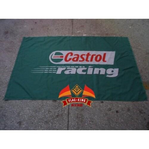 For castrol racing flag,polyester 90*150 CM flag,flag king