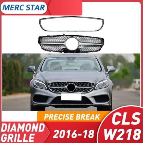 Suitable for new CLS class W218 GT R GTR diamond grate 2016-18 W218 grate without emblem