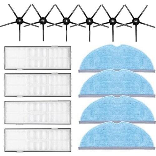 For Roborock S7 T7S T7 Plus of Washable Filter Detachable Main Brush Mop Cloth Side Brush Robot Vacuum Cleaner Parts