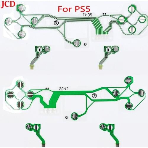 JCD Apply to do filme condutor do controlador ps5 para o cabo flexível do cabo da fita do controlador do filme ps5