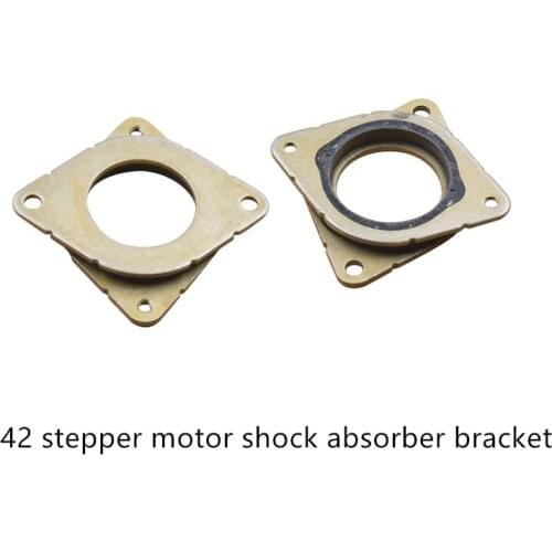 Nema17 mount bracket 42 stepper motor steel rubber damper shock absorber ring pad diy cnc part brackst 51.8x51.8x6 mm 1pcs