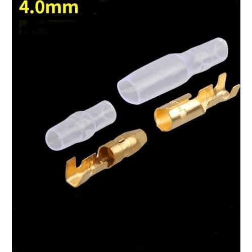 100 sets plug-in connectors for male and female bullet wires