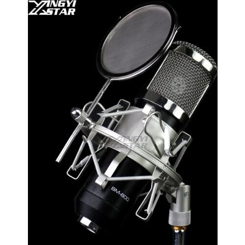 Metal Shock Mount Stand Spider Microphone Pop Filter Mic Isolation Shield Wind Screen Foam For Telefunken C12 M80 M81 AK47 AR51
