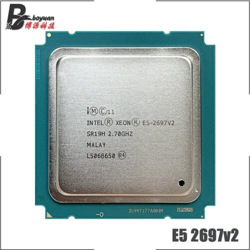 Intel Xeon E5-2697v2 E5 2697v2 E5 2697 v2 2.7 GHz Twelve-Core Twenty-four-Thread CPU Processor 30M 130W LGA 2011