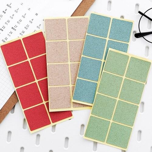 Waterproof label sticker handwritten self adhesive bottle jar square Sticker Removable classified printing sticky note