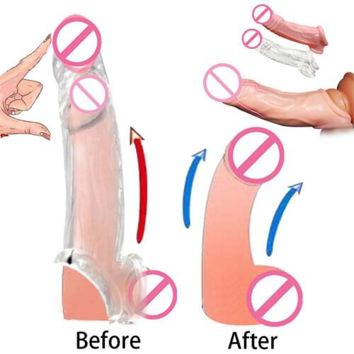 Silicone Dildo Sex Toys For Man Realistic Male Penis Growth Delay Ejaculation G Spot Vagina Stimulator Dildos Sex Products Shop