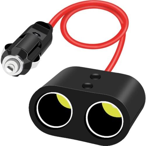 1/2 port Car Cigarette Lighter Extension Cord 12V 24V 3.6M 1.5M Socket Styling Charger Cable Female Socket Plug Car Accessories
