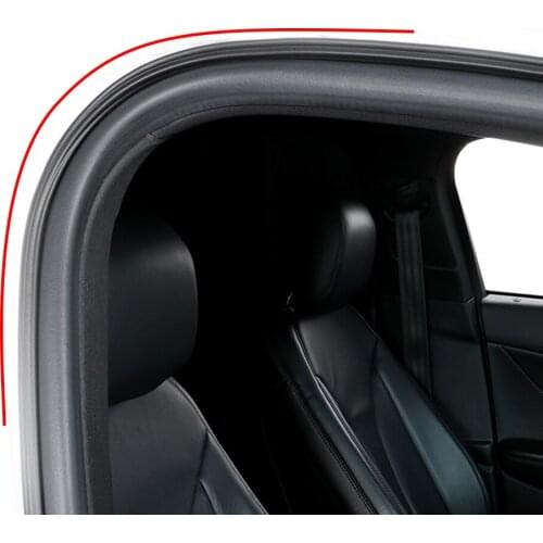 1M-8M Car Door Edge Protector seal strip Auto Rubber Self hesive Edge Trim Seal Strip Door Anti Water Dust Sound Insulation Tape