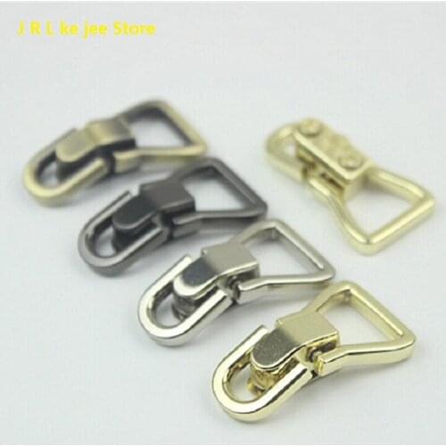 10pcs/lot new style luggage handbag hardware accessories DIY bag shoulder strap chain belt buckle double ring