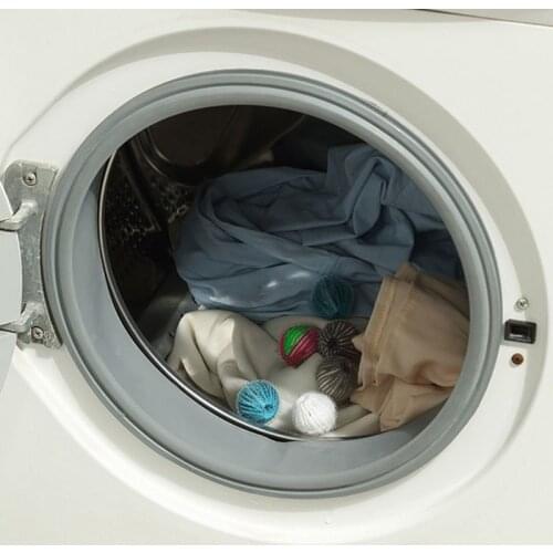 D0AC 10pcs Magic Pet Hair Removal Laundry Ball Grabbing Lint Fluff Cleaning Remover Washing Machine Household