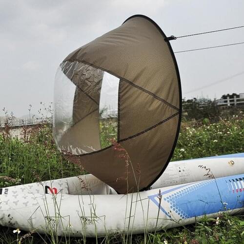46 Inches Downwind Wind Sail Kit Kayak Wind Sail Kayak Foldable Sail Paddle Board Accessories for Boat Kayak Canoe