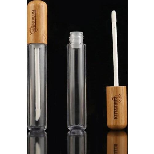 5ml high-grade bamboo mascara tube/bamboo lip gloss bottle/eyelash tube natural bamboo cosmetic packaging,bamboo lipgloss wand