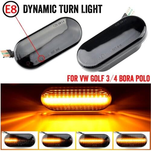 Side Marker Led Dynamic Turn Signal Light Flasher Indicator Blinker For Ford C-Max Fiesta Focus MK2 Fusion Galaxy For VW Polo