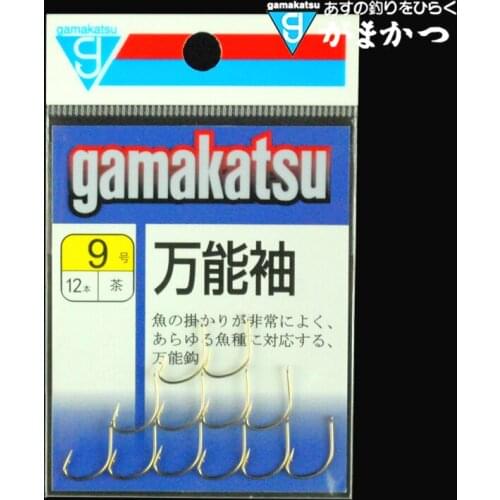 Gamakatsu Barbed Hooks Carbon Steel High Strength Fishing Hooks Peche Carp Fishing Bait Lure Worm all the Fish Sea Fishhooks