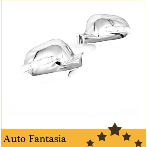 Chrome Side Mirror Cover with LED Side Blinker for Mercedes Benz W163 ML Class