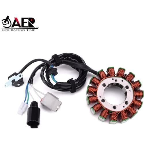 JAER Motorcycle Generator Stator Coil for Kawasaki KVF750 Brute Force 750 4X4i 2012-2018 KRT750 Teryx4 750 4X4 12-13 21003-0143
