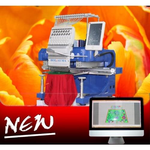 China 10 years service ! Barudan type 1 head computerized embroidery machine with newest tajima 47 head design