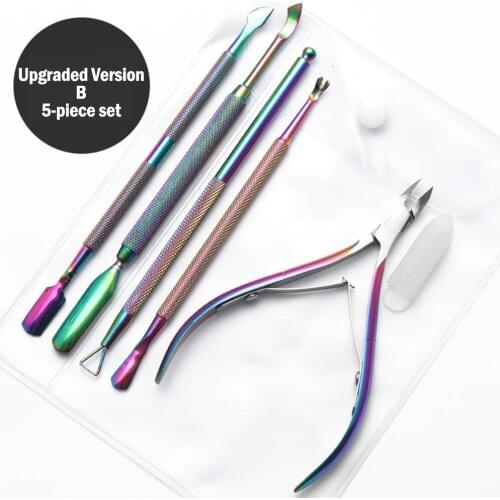 Cuticle Pusher Cuticle Shoot Removes Cuticle Nails Pusher Tweezer Nail Art Gel Polish Remove Manicure Care Groove Clean Tool