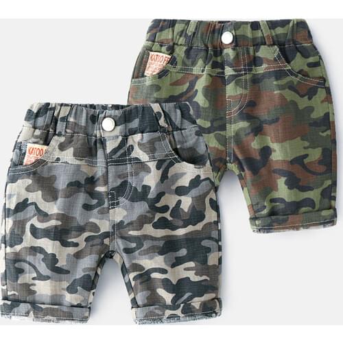 2020 summer Children Camouflage shorts boys girls Easy Beach pants Coloured drawing toddler Superior quality pants kids clothes