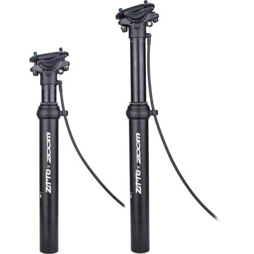MTB Dropper Seatpost Adjustable seat post Internal Routing External Cable CNC Remote Lever 100mm Travel seat post 30.9 31.6