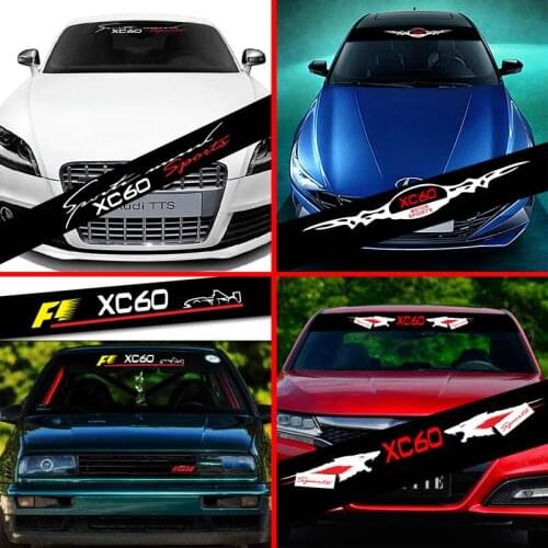 Car Sticker Styling Decoration Decals Car Front Windshield Prevent Sunlight Reflection For Volvo XC60 Accessories