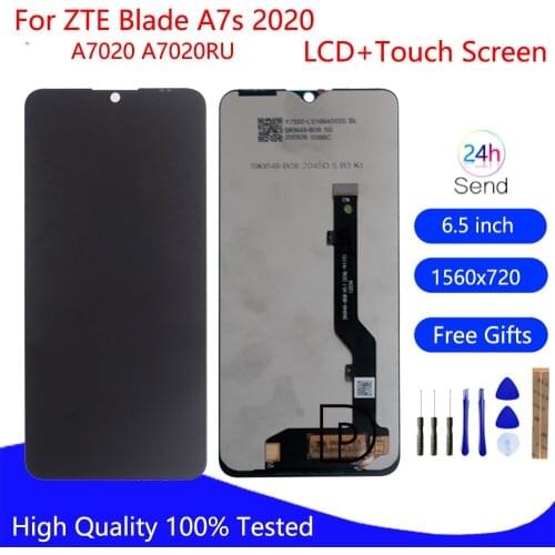 Original For ZTE Blade A7s 2020 LCD Display Touch Screen A7020 A7020RU Digitizer Assembly For ZTE BLADE A7s 2020 Screen LCD