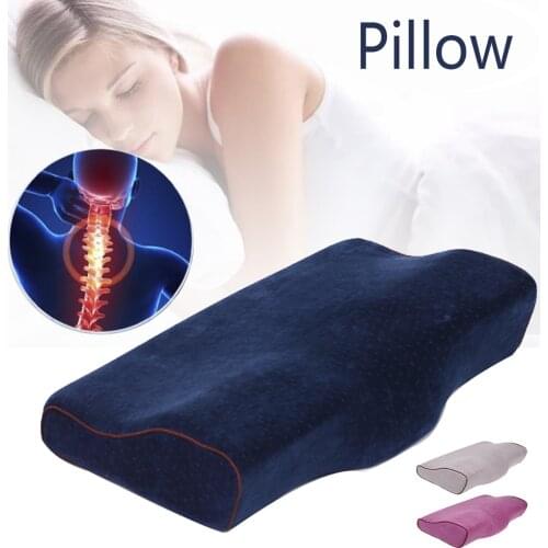 Orthopedic Memory Pillow for Neck Pain Neck Protection Slow Rebound Memory Foam Pillow Health Care Cervical Neck Pillow Cover