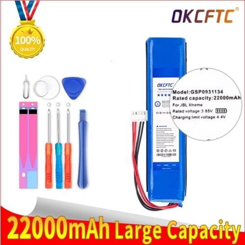 OKCFTC 22000mAh Rechargeable Li-ion Battery GSP0931134 with Tools for JBL XTREME Bluetooth Speaker