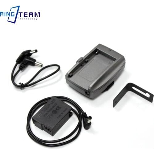 Fully Decoded DMW-DCC8 DC5.5*2.5mm Male +7.4V NPF Battery Plate for Panasonic Lumix DMC FZ2500 FZ2000 FZ1000 FZ200 FZ300 G7