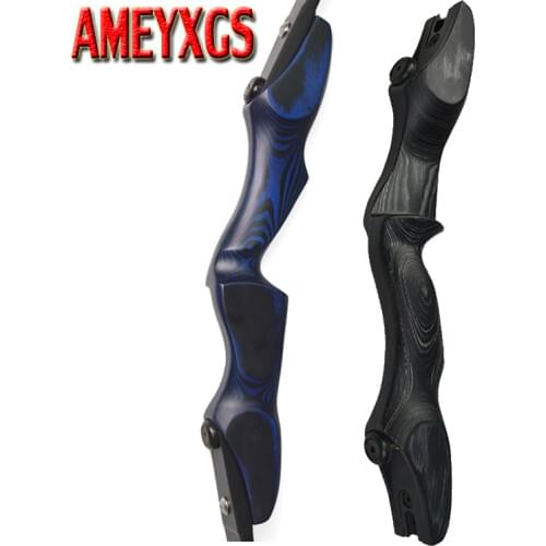 17inch Archery Bow Riser ILF Wooden Handle RH/LH Takedown American Hunting Recurve Bow Shooting Accessories