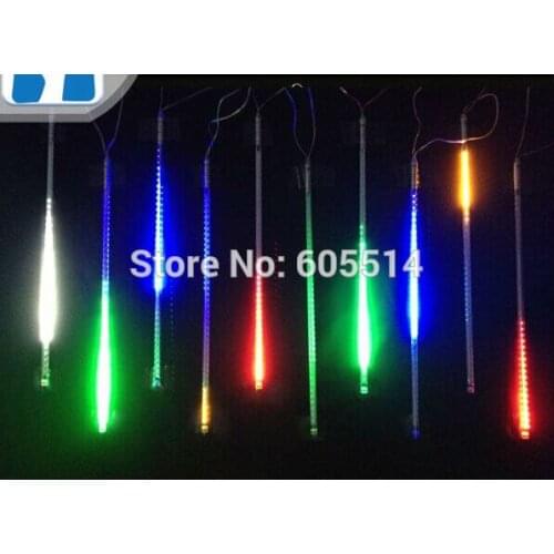 [Seven neon]Free shipping colorful AC110-220V 3meters 10pcs/set 20W 50cm long 60leds/pcs 3528led smd led meteor tube light
