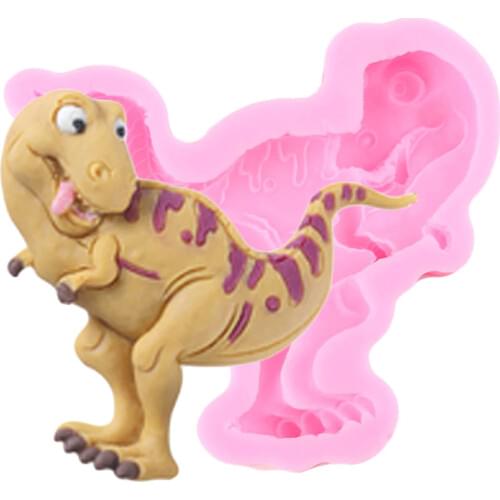 3D Dinosaur Silicone Molds Animals Chocolate Fondant Mold Baby Birthday Cake Decorating Tools Candy Polymer Clay Resin Moulds
