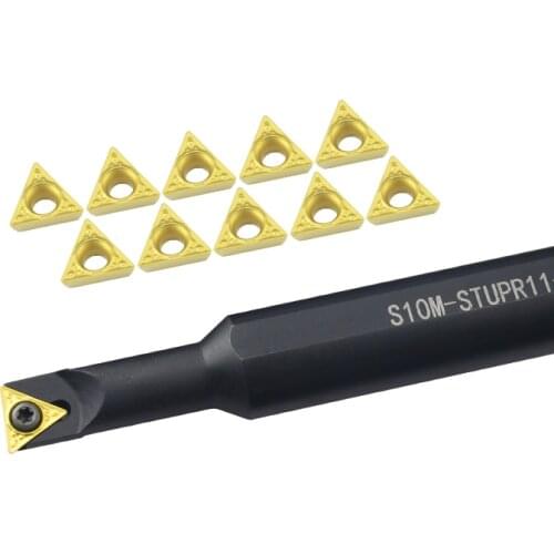 STUPR lathe cutter S08K-STUPR09-A16 S12M-STUPR11-A16 large handle small head turning tool shank carbide inserts TPMT09/11